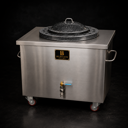 Crest Stainless Steel Commercial Tandoor by Benson Flame